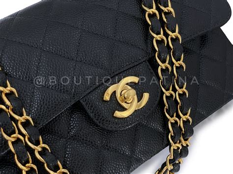 cavier skin chanel|Chanel small classic flap caviar.